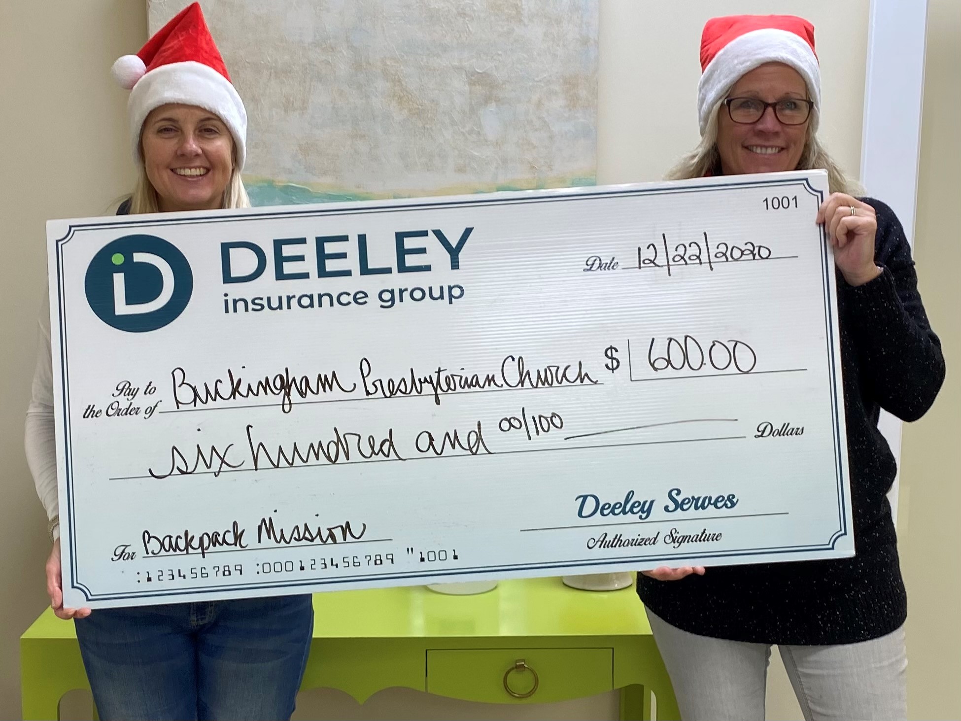 Buckingham Presbyterian Backpack Mission