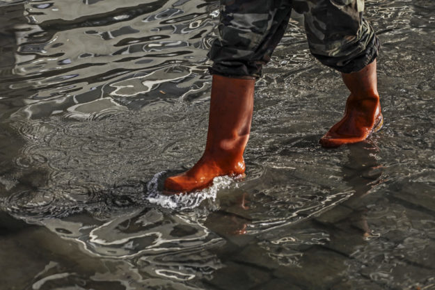Walking In The Floodwater