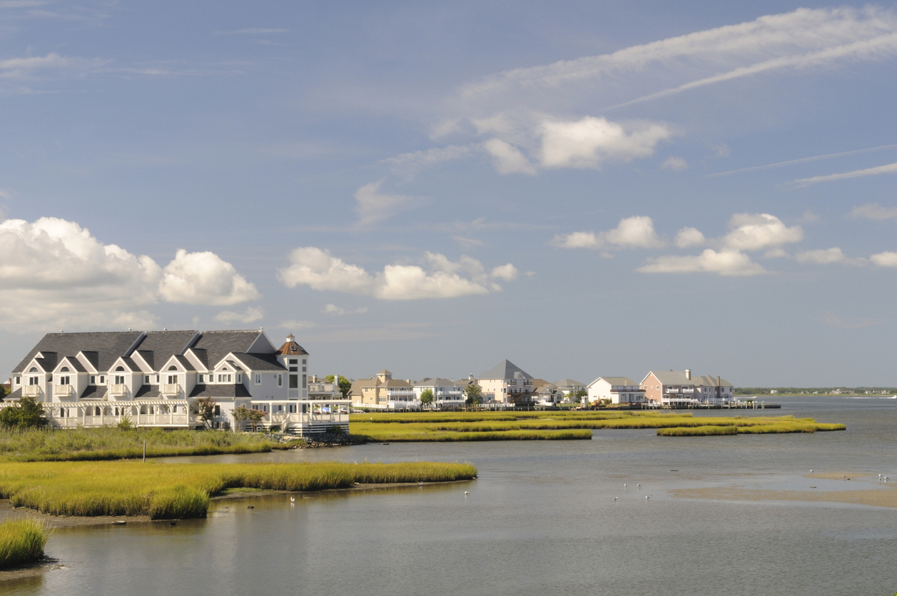 Waterfront Houses at Ocean City