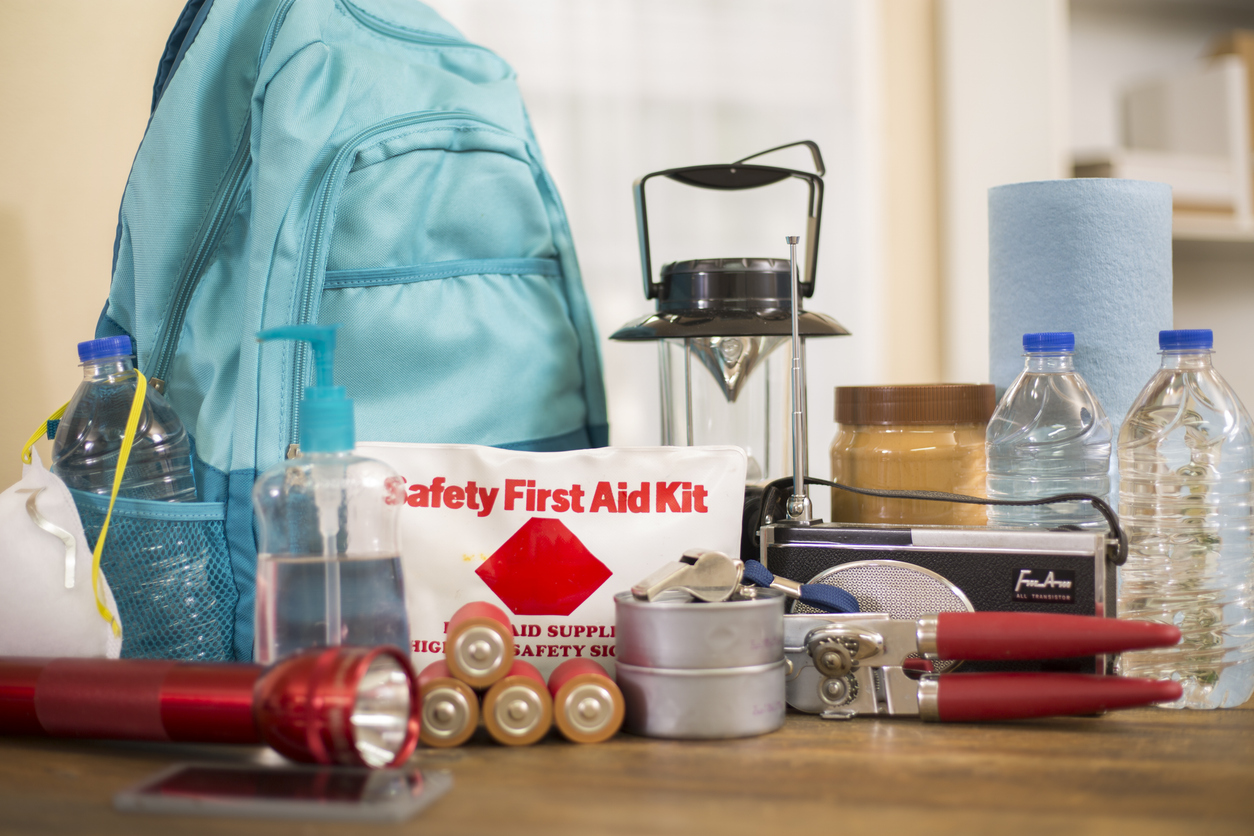 Emergency preparedness natural disaster supplies. Emergency preparedness supplies.