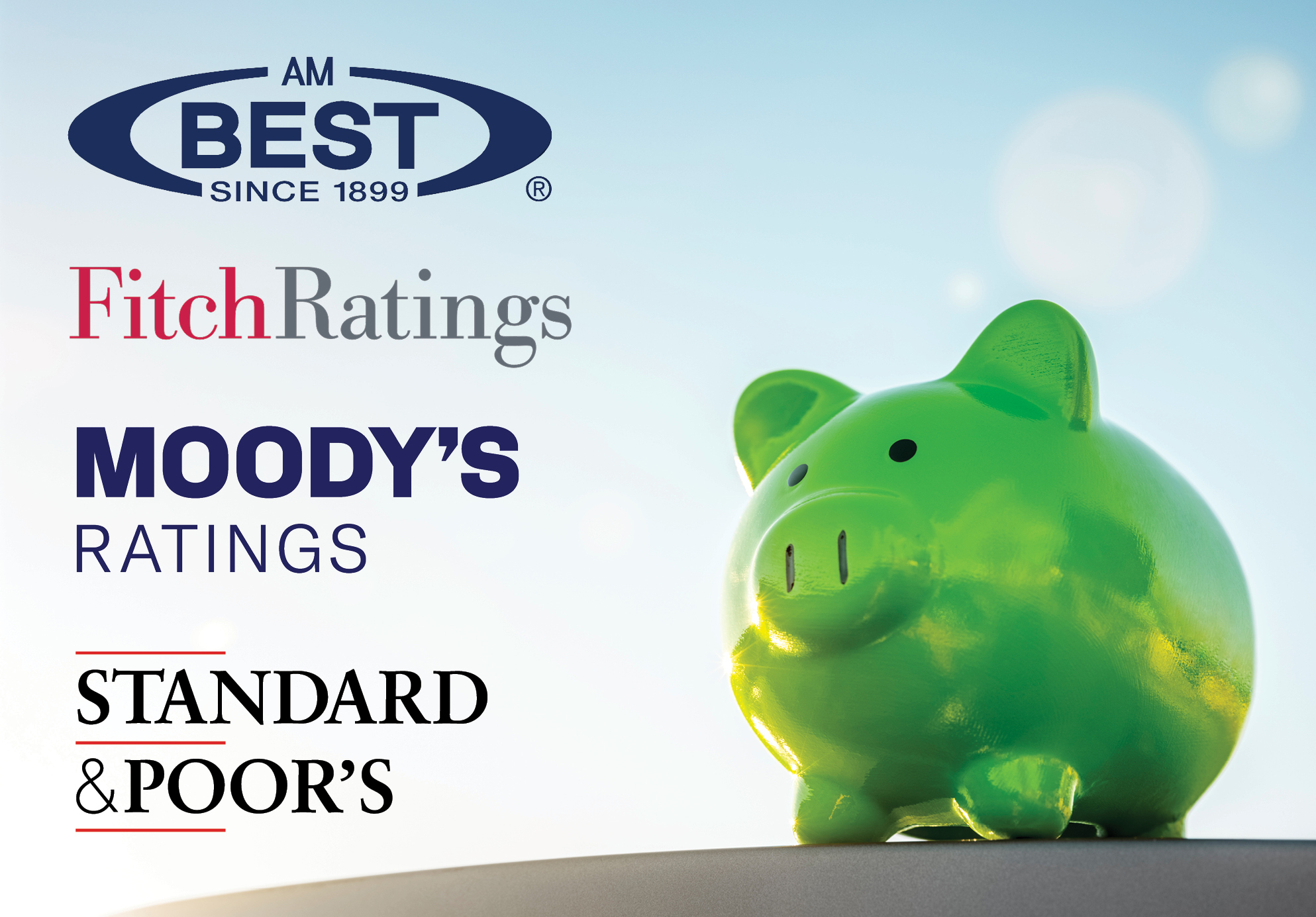 Financial Ratings Piggy